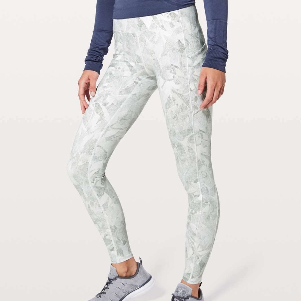 Lululemon Speed Up Tight 28" Jasmine White Multi NEW Sz 10